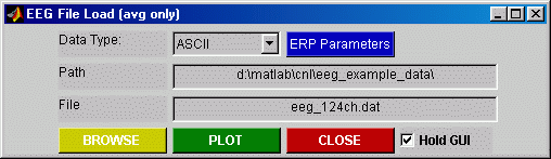 eeg_toolbox main menu